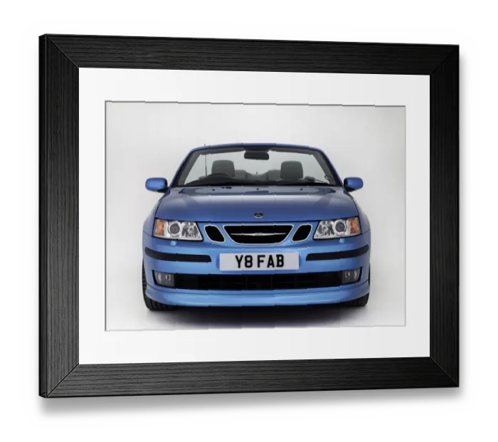 Framed Print : 2007 Saab 9-3 Cabriolet Framed Print : 2007 Saab 9-3 Cabriolet