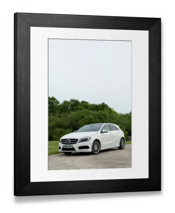 Framed Print : 2013 Mercedes Benz A Class 250 Sport AMG