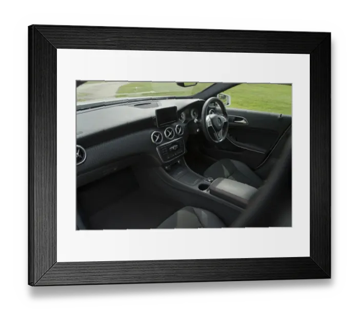 Framed Print : 2013 Mercedes Benz A Class 250 Sport AMG Framed Print : 2013 Mercedes Benz A Class 250 Sport AMG