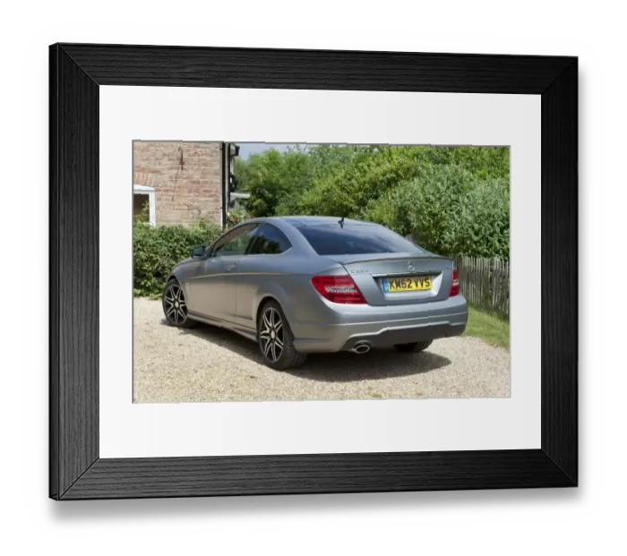 Framed Print : 2013 Mercedes Benz C-class 250 Cdi Coupe AMG Sport Framed Print : 2013 Mercedes Benz C-class 250 Cdi Coupe AMG Sport