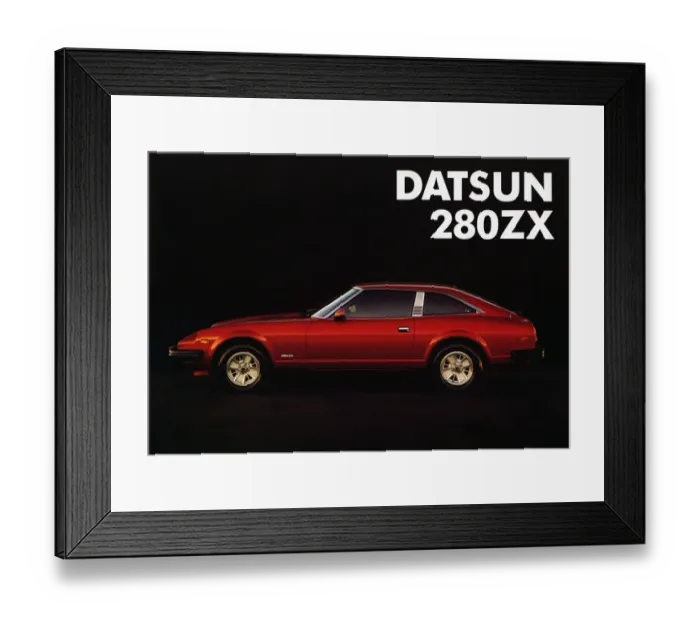 Framed Print : 1981 Datsun 280ZX Framed Print : 1981 Datsun 280ZX