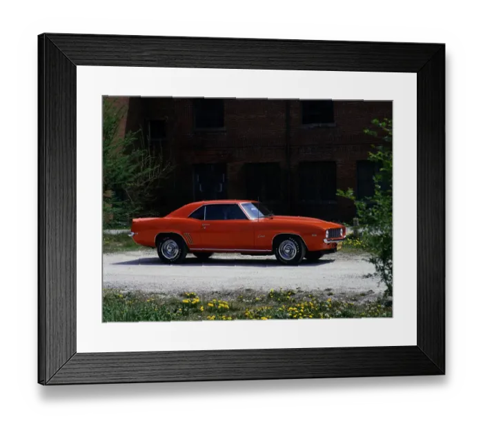 Framed Print : 1969 Chevrolet Camaro Copo Framed Print : 1969 Chevrolet Camaro Copo