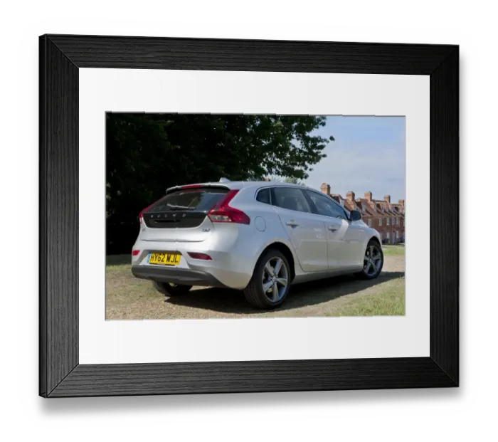 Framed Print : E01505 2012 model Volvo V40 D2 Framed Print : E01505 2012 model Volvo V40 D2