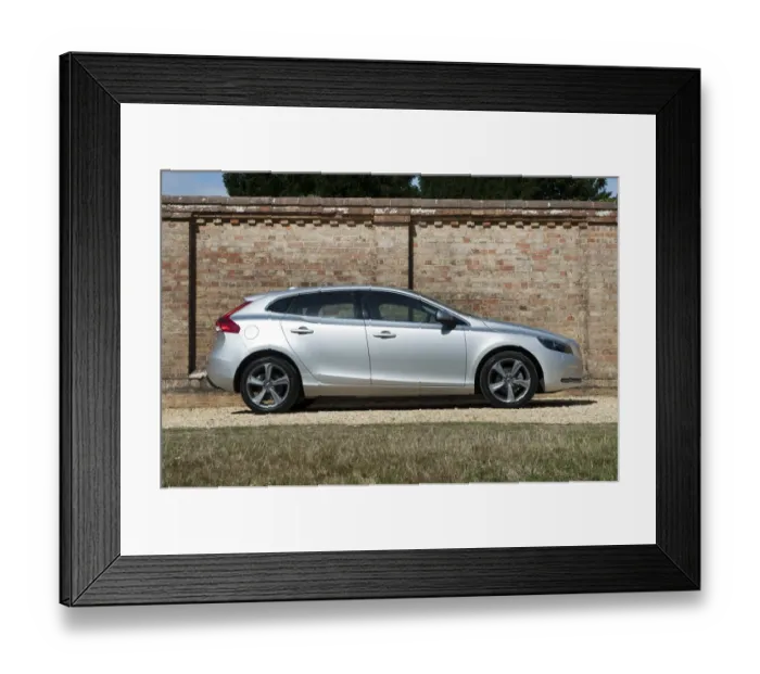 Framed Print : E01505 2012 model Volvo V40 D2 Framed Print : E01505 2012 model Volvo V40 D2