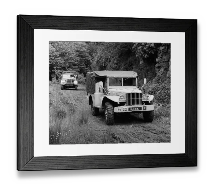 Framed Print : 1943 Dodge 4x4 military weapons carrier Framed Print : 1943 Dodge 4x4 military weapons carrier
