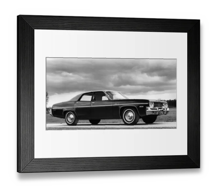 Framed Print : 1974 Plymouth Satellite Custom
