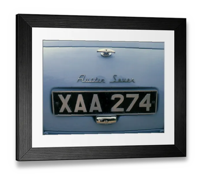 Framed Print : 1959 Austin Mini Seven