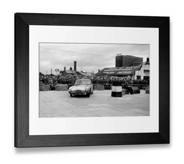 Framed Print : TVR RGS Atalanta body prototype at Morecombe Rally 1954