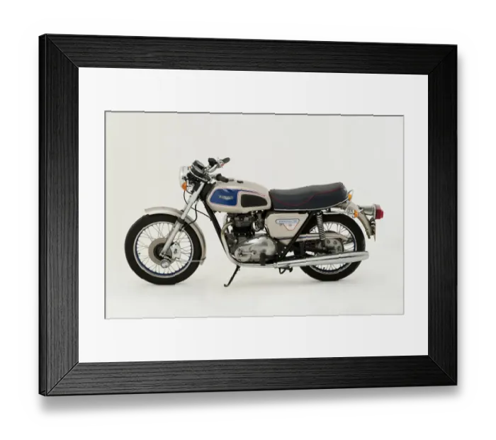 Framed Print : 1977 Triumph Bonneville 750cc Jubilee Framed Print : 1977 Triumph Bonneville 750cc Jubilee