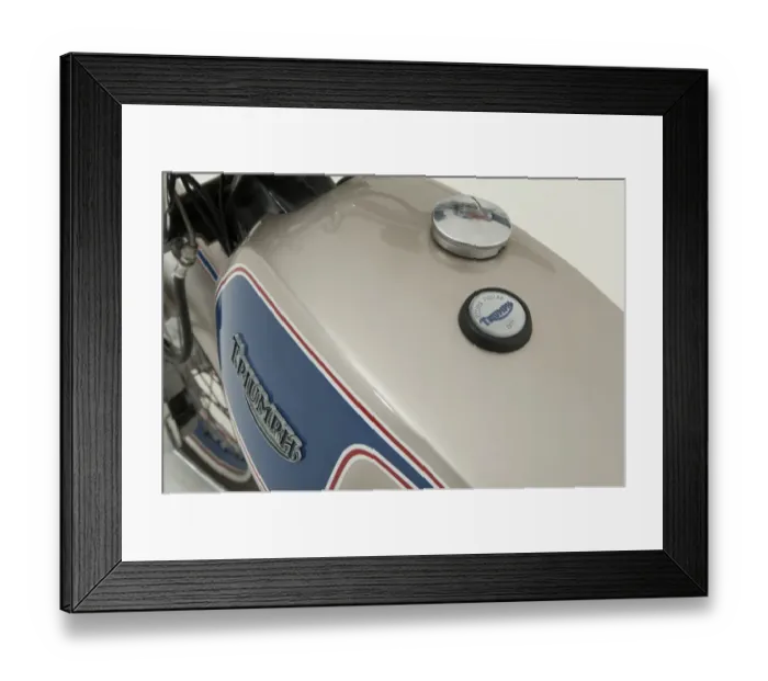 Framed Print : 1977 Triumph Bonneville 750cc Jubilee Framed Print : 1977 Triumph Bonneville 750cc Jubilee