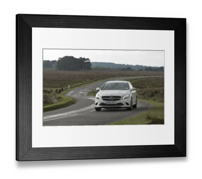 Framed Print : 2013 Mercedes Benz CLA 180 Sport