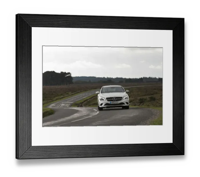 Framed Print : 2013 Mercedes Benz CLA 180 Sport