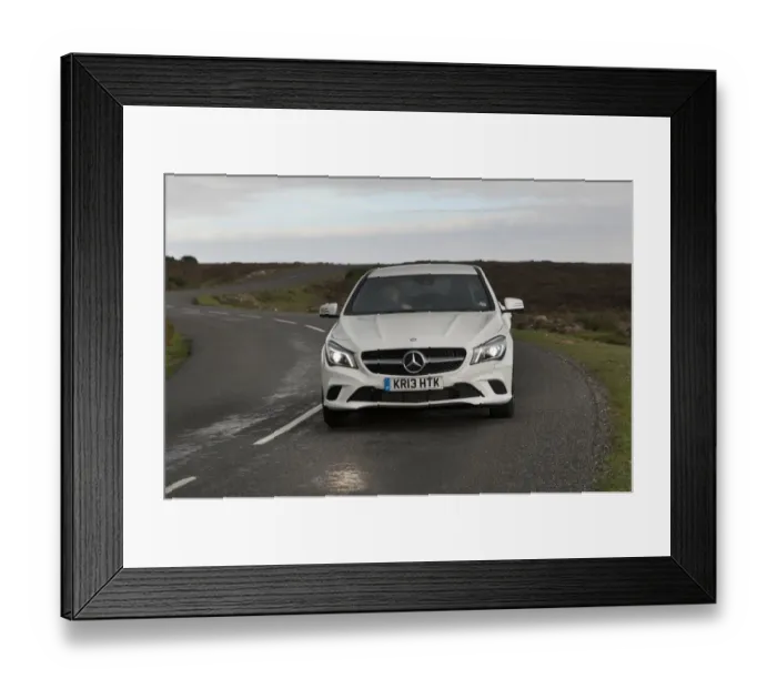 Framed Print : 2013 Mercedes Benz CLA 180 Sport Framed Print : 2013 Mercedes Benz CLA 180 Sport