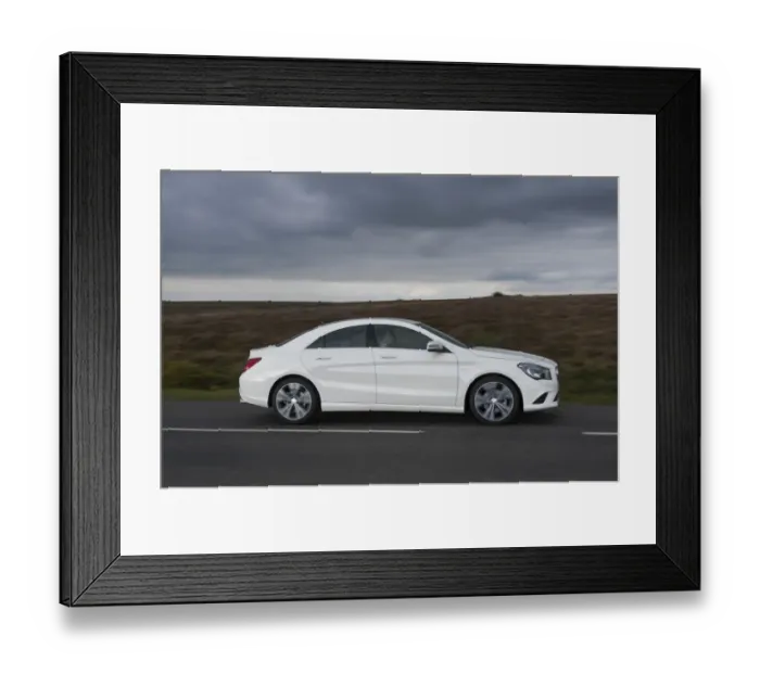 Framed Print : 2013 Mercedes Benz CLA 180 Sport