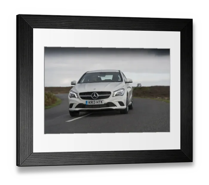 Framed Print : 2013 Mercedes Benz CLA 180 Sport Framed Print : 2013 Mercedes Benz CLA 180 Sport