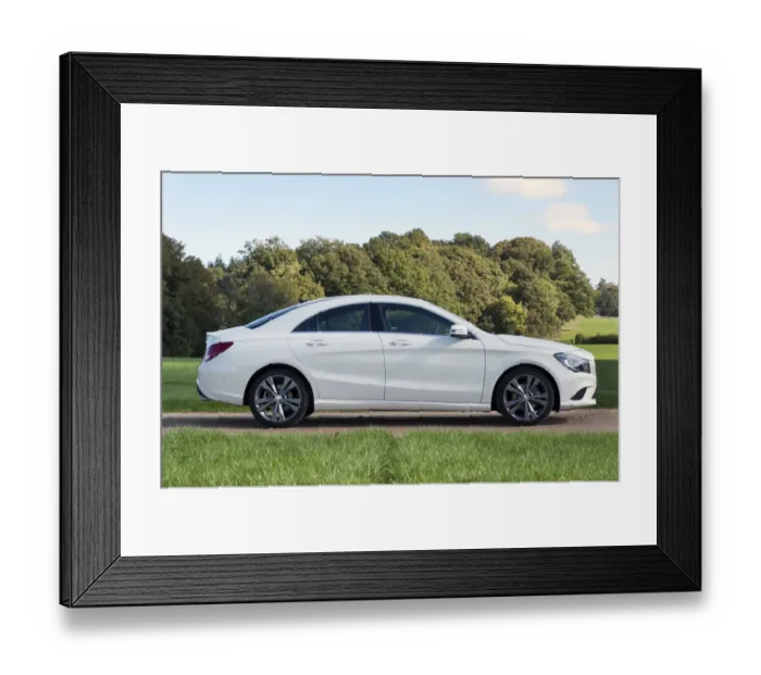Framed Print : 2013 Mercedes Benz CLA 180 Sport