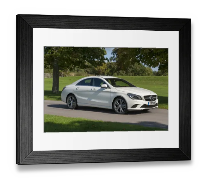 Framed Print : 2013 Mercedes Benz CLA 180 Sport