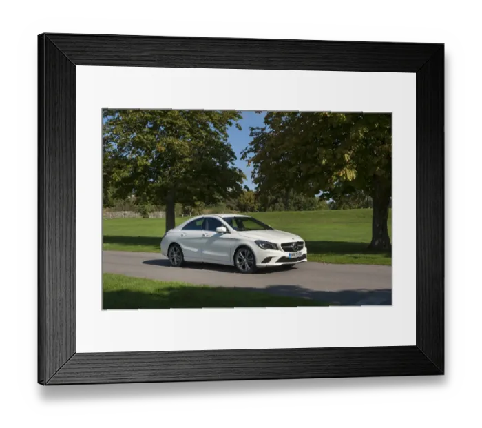 Framed Print : 2013 Mercedes Benz CLA 180 Sport Framed Print : 2013 Mercedes Benz CLA 180 Sport