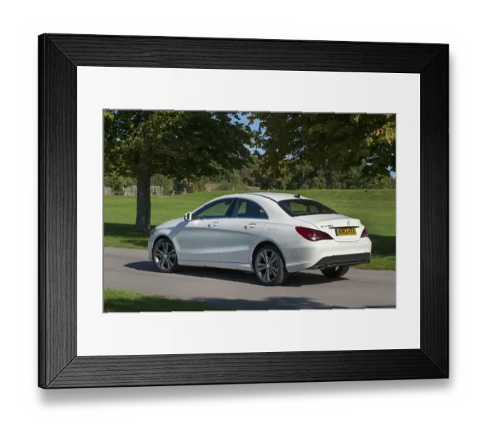 Framed Print : 2013 Mercedes Benz CLA 180 Sport