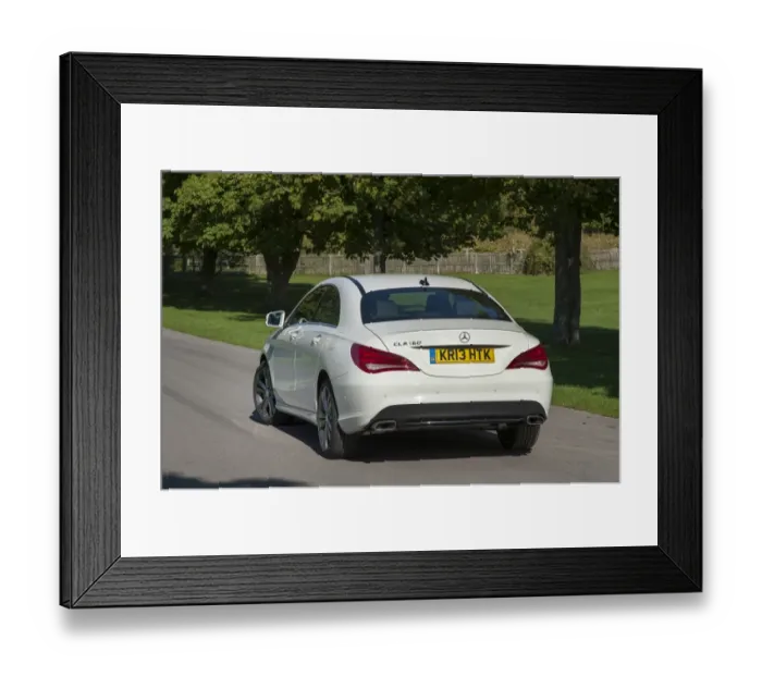 Framed Print : 2013 Mercedes Benz CLA 180 Sport Framed Print : 2013 Mercedes Benz CLA 180 Sport