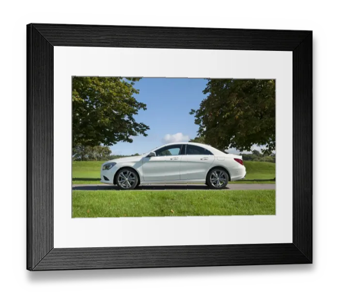 Framed Print : 2013 Mercedes Benz CLA 180 Sport