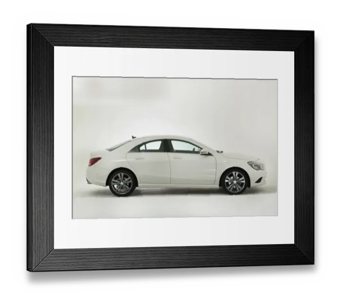 Framed Print : 2013 Mercedes Benz CLA 180 Sport Framed Print : 2013 Mercedes Benz CLA 180 Sport