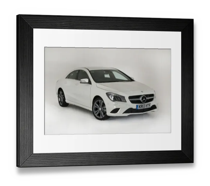 Framed Print : 2013 Mercedes Benz CLA 180 Sport Framed Print : 2013 Mercedes Benz CLA 180 Sport