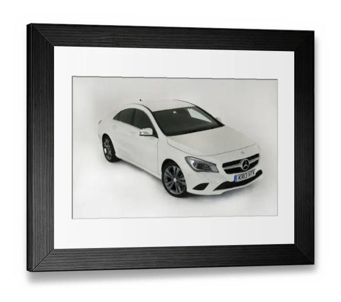 Framed Print : 2013 Mercedes Benz CLA 180 Sport