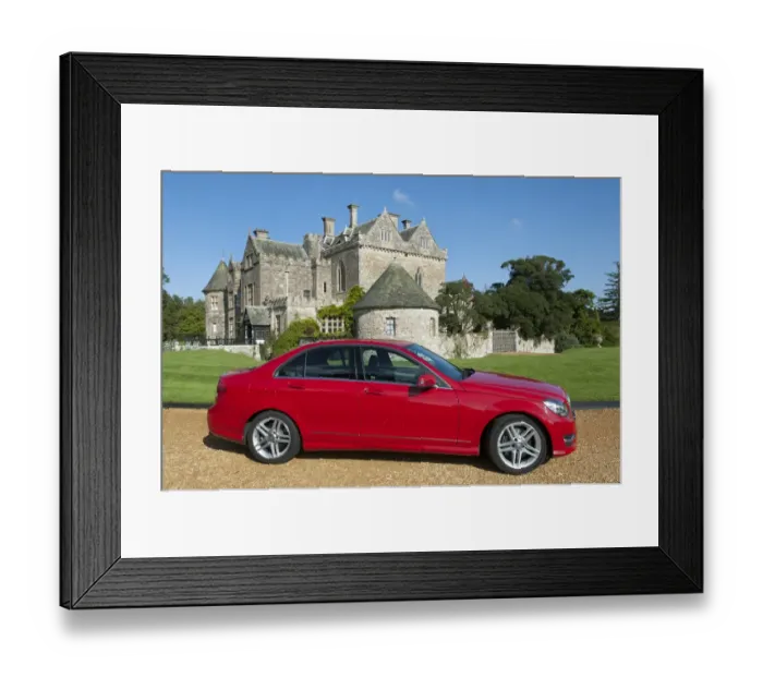 Framed Print : 2013 Mercedes Benz C350 AMG V6 Framed Print : 2013 Mercedes Benz C350 AMG V6
