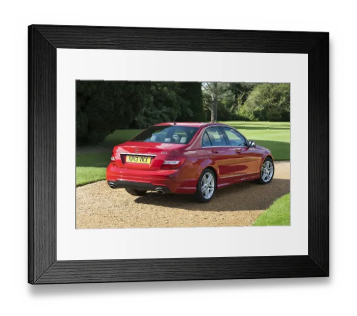 Framed Print : 2013 Mercedes Benz C350 AMG V6 Framed Print : 2013 Mercedes Benz C350 AMG V6
