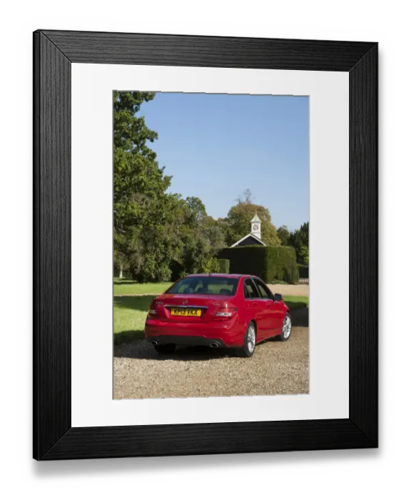 Framed Print : 2013 Mercedes Benz C350 AMG V6 Framed Print : 2013 Mercedes Benz C350 AMG V6