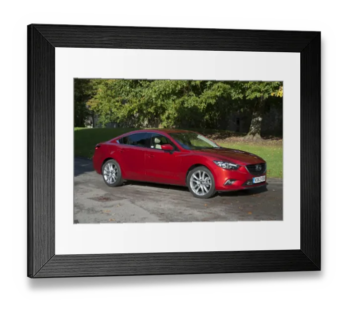 Framed Print : E01512 mazda 6 saloon 2013 Framed Print : E01512 mazda 6 saloon 2013