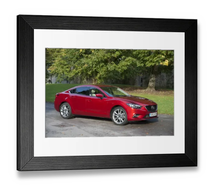 Framed Print : E01512 mazda 6 saloon 2013 Framed Print : E01512 mazda 6 saloon 2013