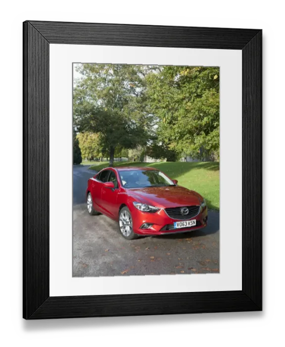 Framed Print : E01512 mazda 6 saloon 2013 Framed Print : E01512 mazda 6 saloon 2013