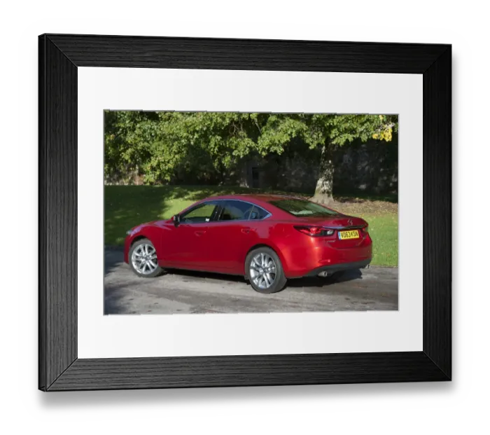 Framed Print : E01512 mazda 6 saloon 2013 Framed Print : E01512 mazda 6 saloon 2013