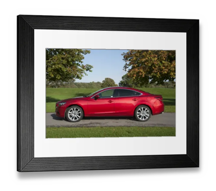 Framed Print : E01512 mazda 6 saloon 2013 Framed Print : E01512 mazda 6 saloon 2013