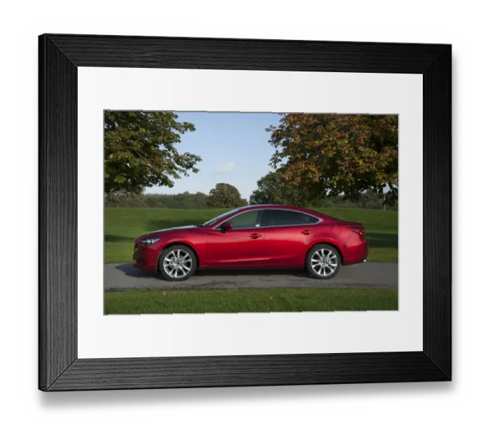 Framed Print : E01512 mazda 6 saloon 2013 Framed Print : E01512 mazda 6 saloon 2013