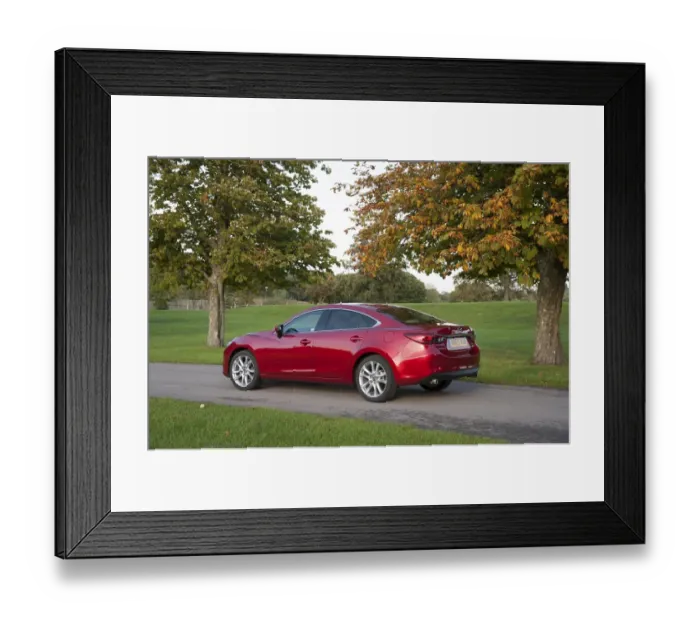 Framed Print : E01512 mazda 6 saloon 2013 Framed Print : E01512 mazda 6 saloon 2013