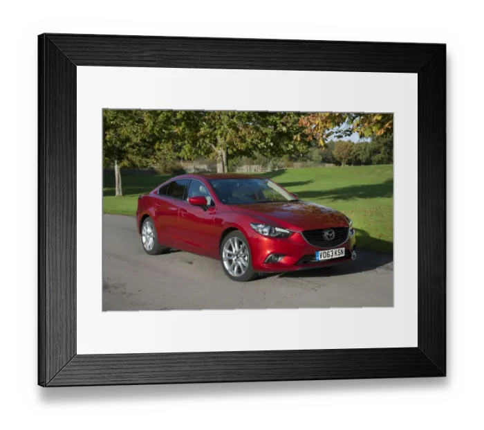 Framed Print : E01512 mazda 6 saloon 2013 Framed Print : E01512 mazda 6 saloon 2013