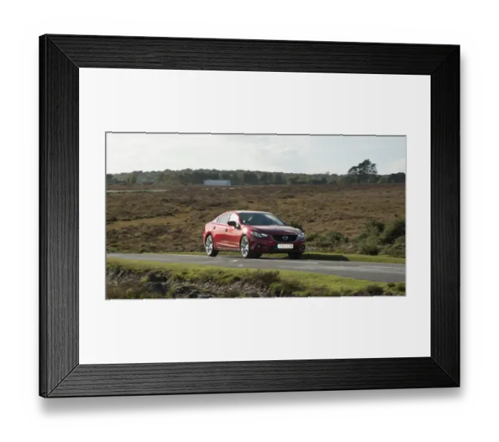 Framed Print : E01512 mazda 6 saloon 2013 Framed Print : E01512 mazda 6 saloon 2013