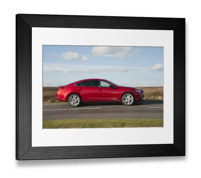 Framed Print : E01512 mazda 6 saloon 2013 Framed Print : E01512 mazda 6 saloon 2013