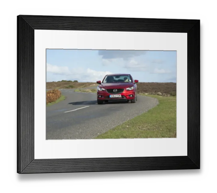 Framed Print : E01512 mazda 6 saloon 2013 Framed Print : E01512 mazda 6 saloon 2013