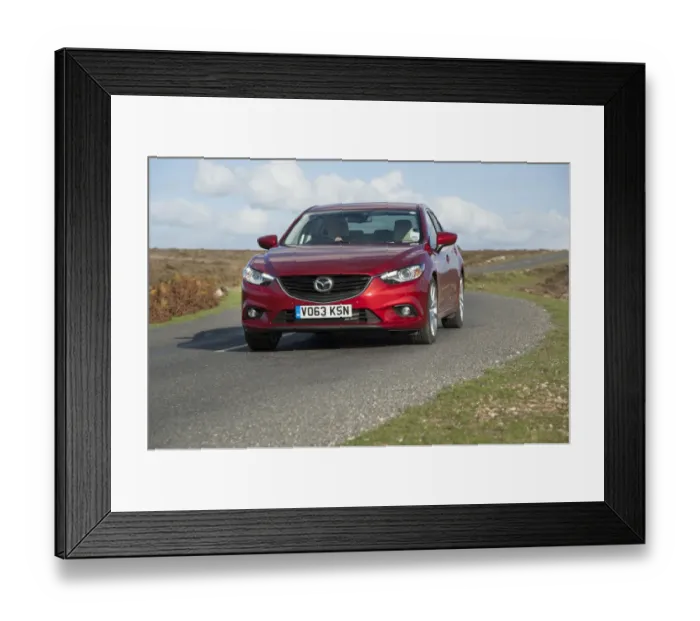Framed Print : E01512 mazda 6 saloon 2013 Framed Print : E01512 mazda 6 saloon 2013