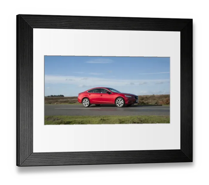 Framed Print : E01512 mazda 6 saloon 2013 Framed Print : E01512 mazda 6 saloon 2013