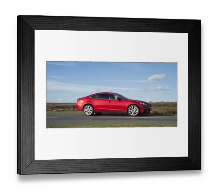 Framed Print : E01512 mazda 6 saloon 2013 Framed Print : E01512 mazda 6 saloon 2013