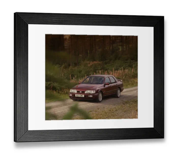 Framed Print : Ford Sierra Sapphire RS Cosworth 4x4 1990
