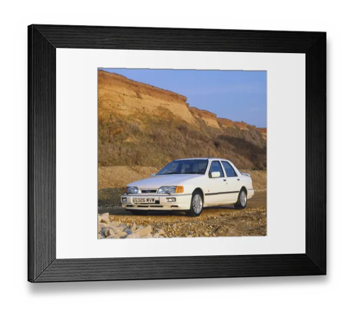 Framed Print : 1989 Ford Sierra Sapphire RS Cosworth