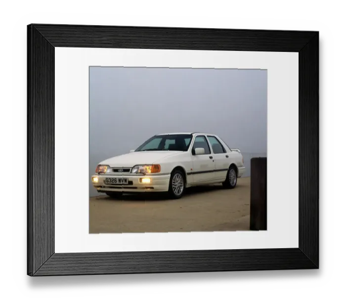 Framed Print : Ford Sierra Sapphire RS Cosworth 1989
