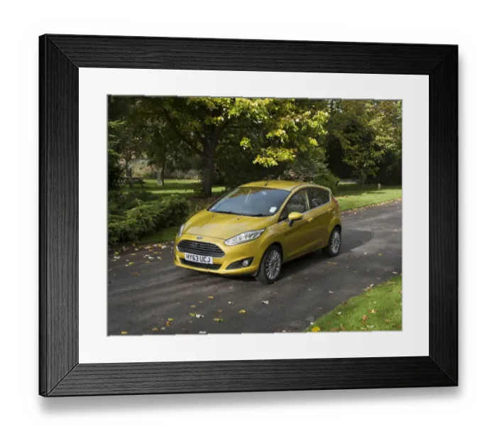 Framed Print : 2013 model Ford Fiesta Econetic Framed Print : 2013 model Ford Fiesta Econetic
