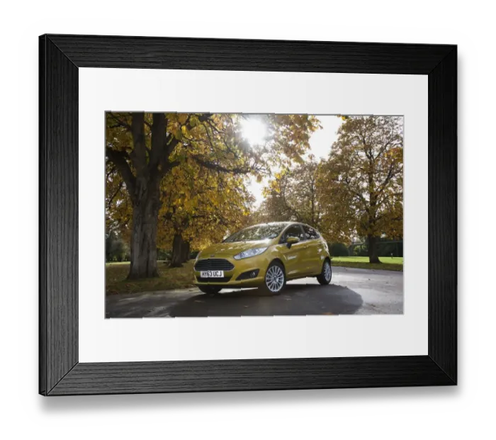 Framed Print : 2013 model Ford Fiesta Econetic Framed Print : 2013 model Ford Fiesta Econetic